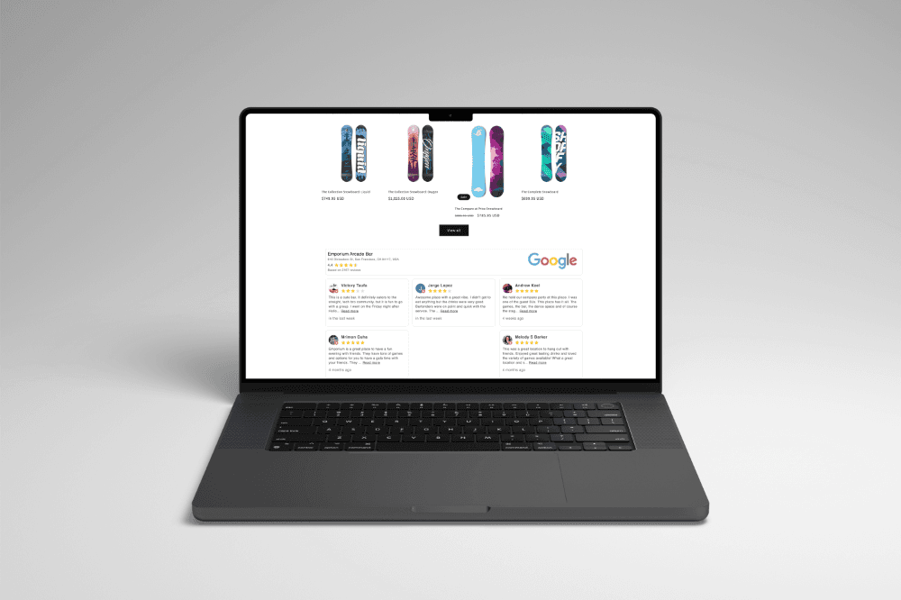 shopify google review app
